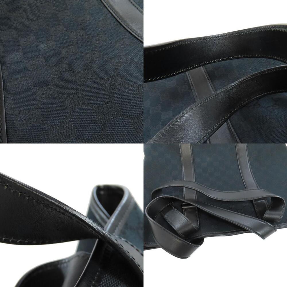 Gucci GG canvas tote Shoulder Bag Black - Picture 9 of 11
